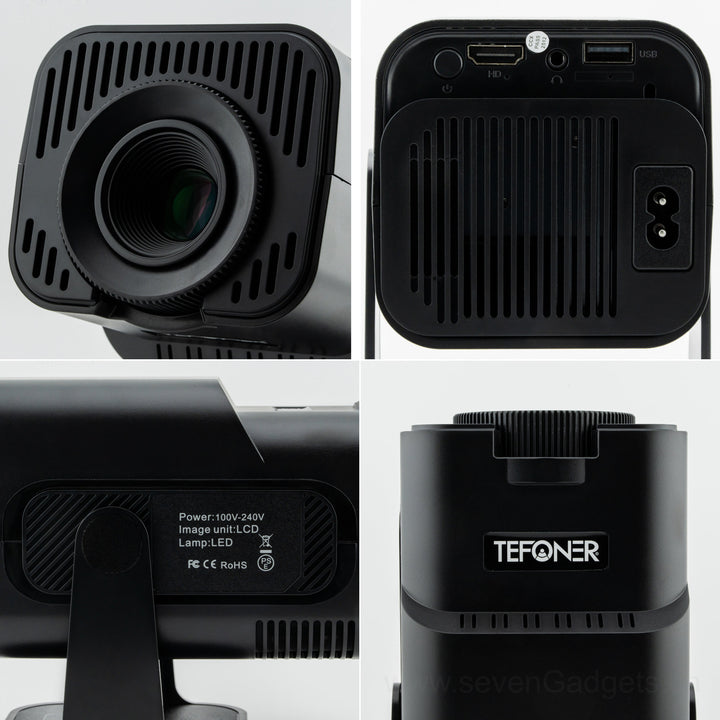 5-in-1 Smarter Heimkino HD LED Projektor