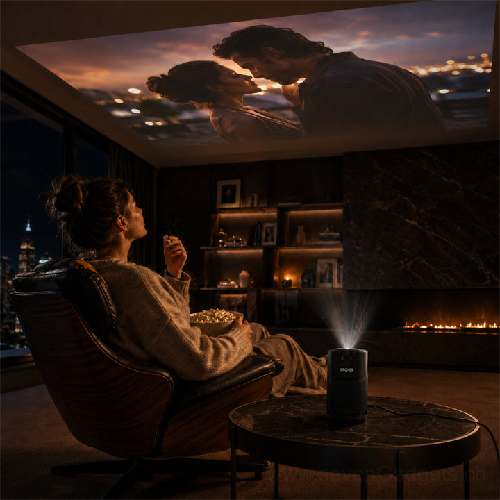 5-in-1 Smarter Heimkino HD LED Projektor