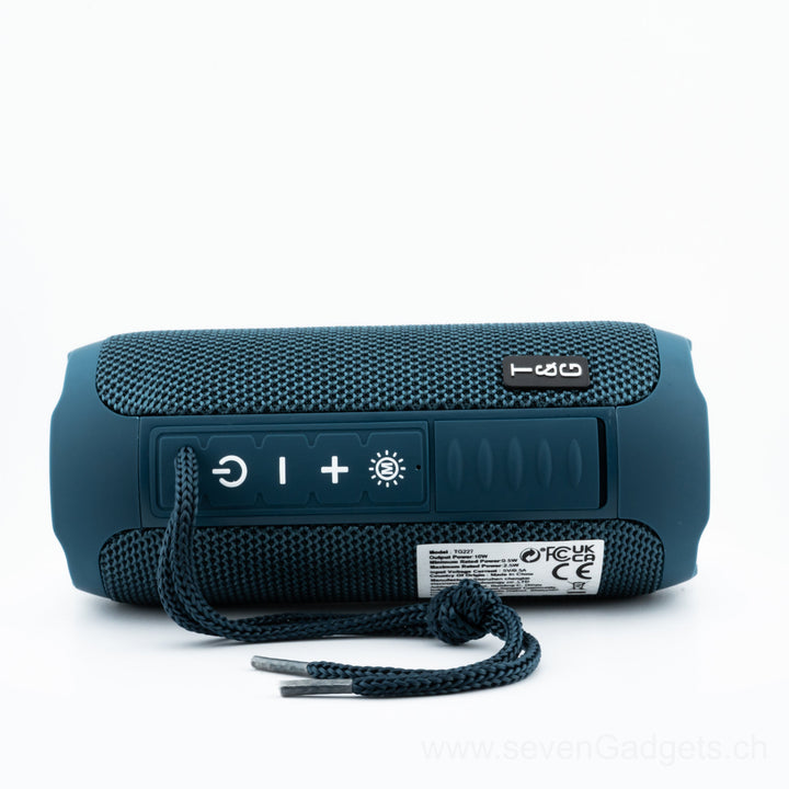 4-in-1 Musikbox: Bluetooth-Speaker, Radio, USB/MicroSD &amp; Ambient-Light
