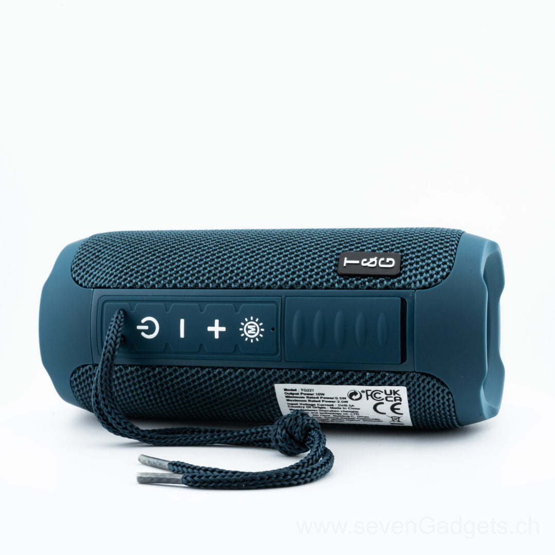 4-in-1 Musikbox: Bluetooth-Speaker, Radio, USB/MicroSD &amp; Ambient-Light