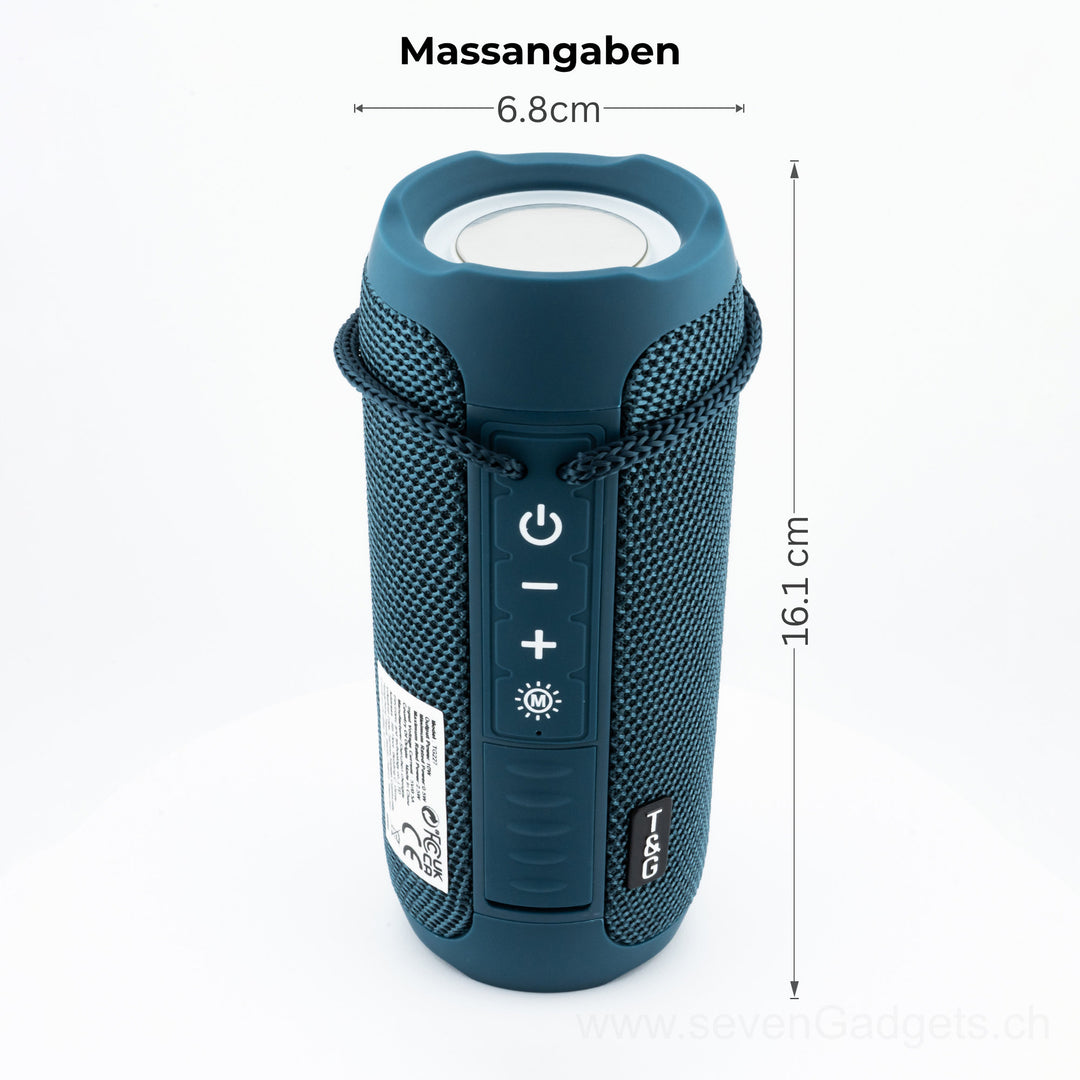 4-in-1 Musikbox: Bluetooth-Speaker, Radio, USB/MicroSD &amp; Ambient-Light