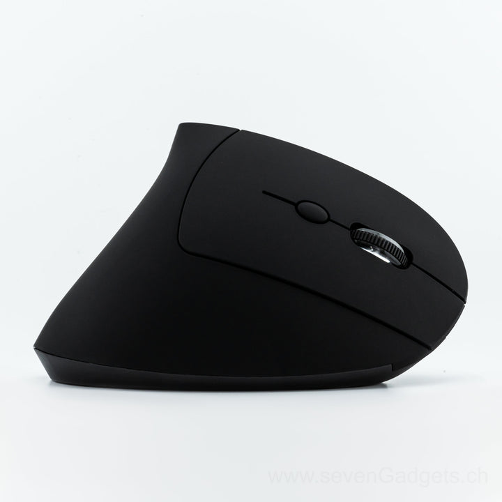 Ergonomische leise kabellose PC Maus für natürliche Handhaltung