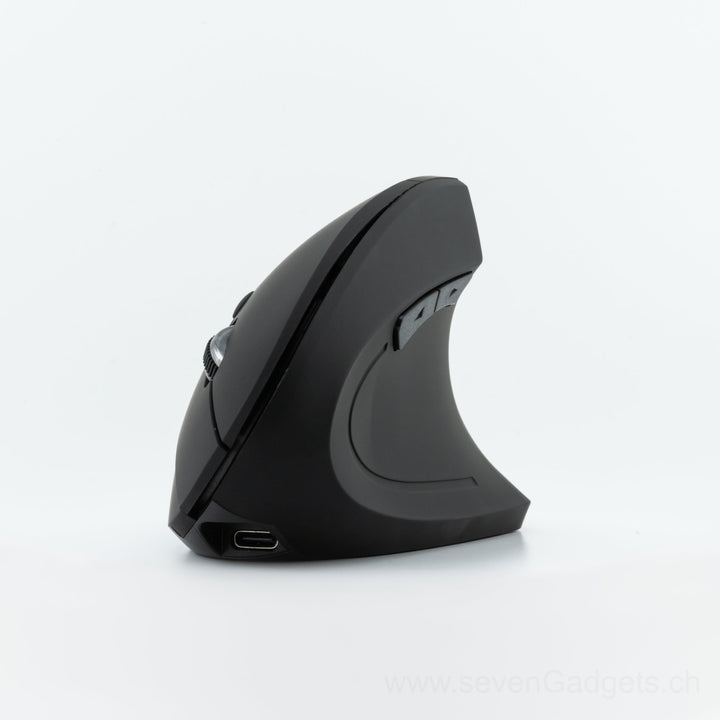 Ergonomische leise kabellose PC Maus für natürliche Handhaltung