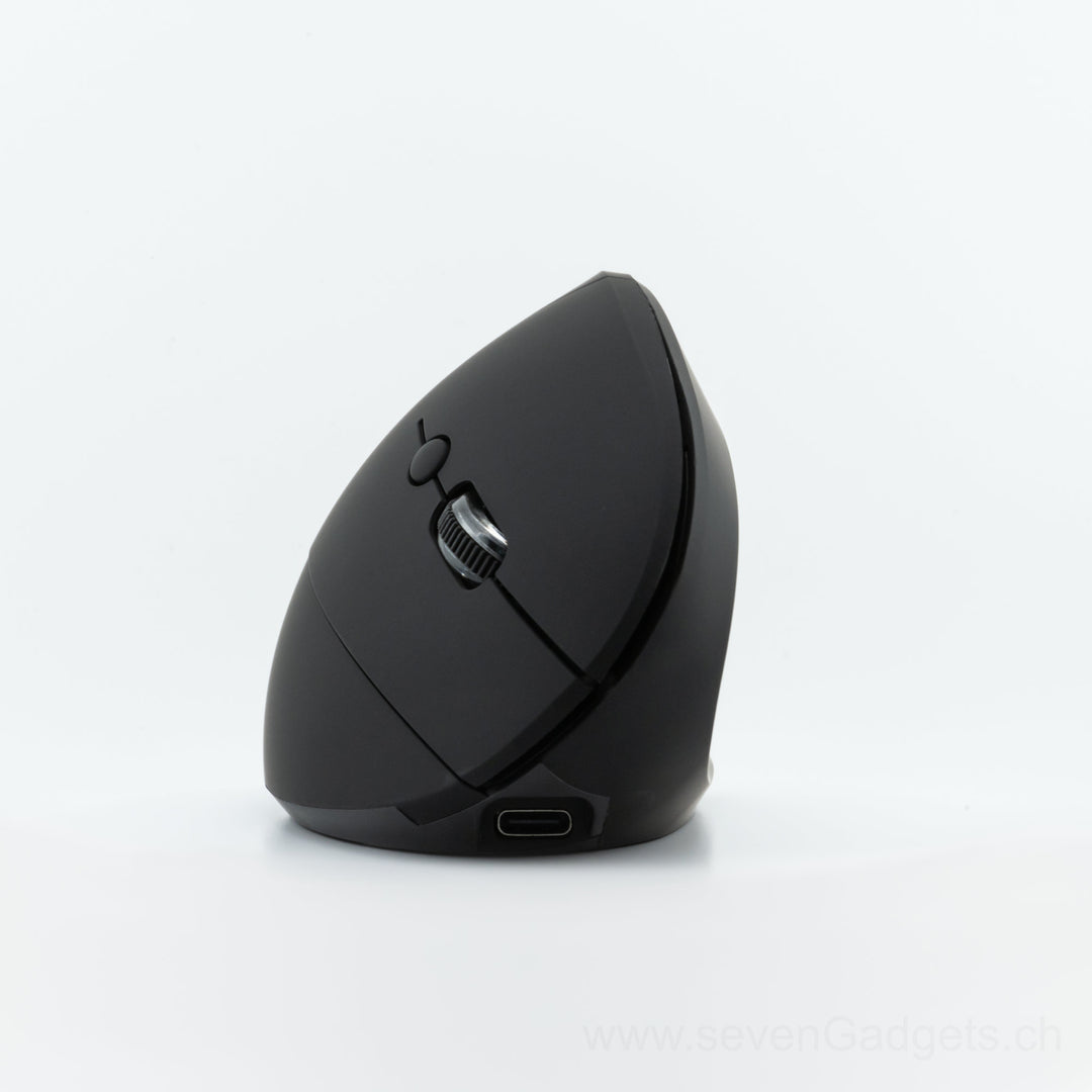 Ergonomische leise kabellose PC Maus für natürliche Handhaltung