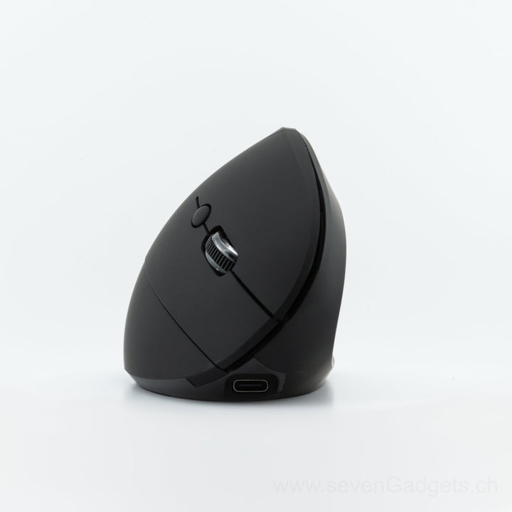 Ergonomische leise kabellose PC Maus für natürliche Handhaltung