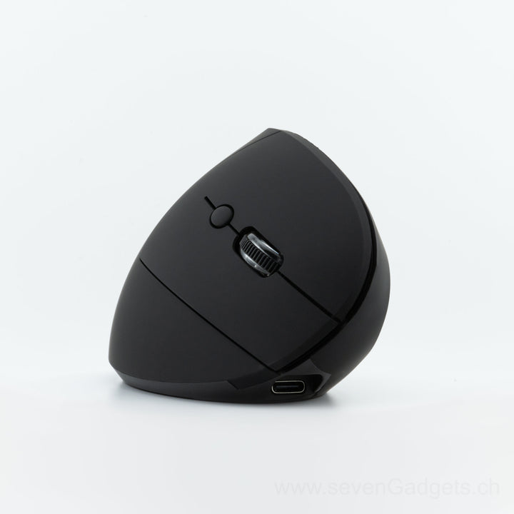 Ergonomische leise kabellose PC Maus für natürliche Handhaltung