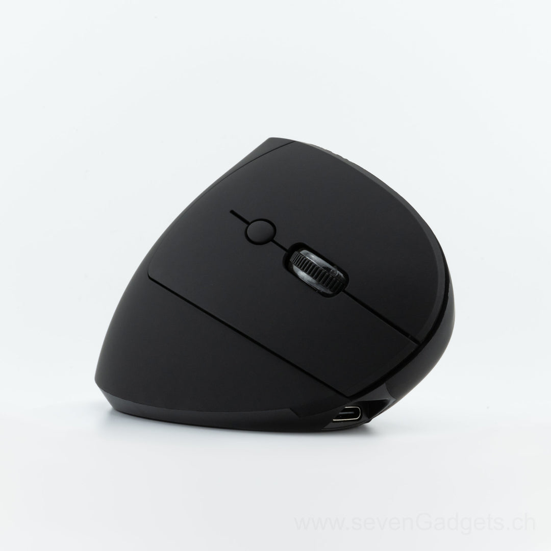 Ergonomische leise kabellose PC Maus für natürliche Handhaltung