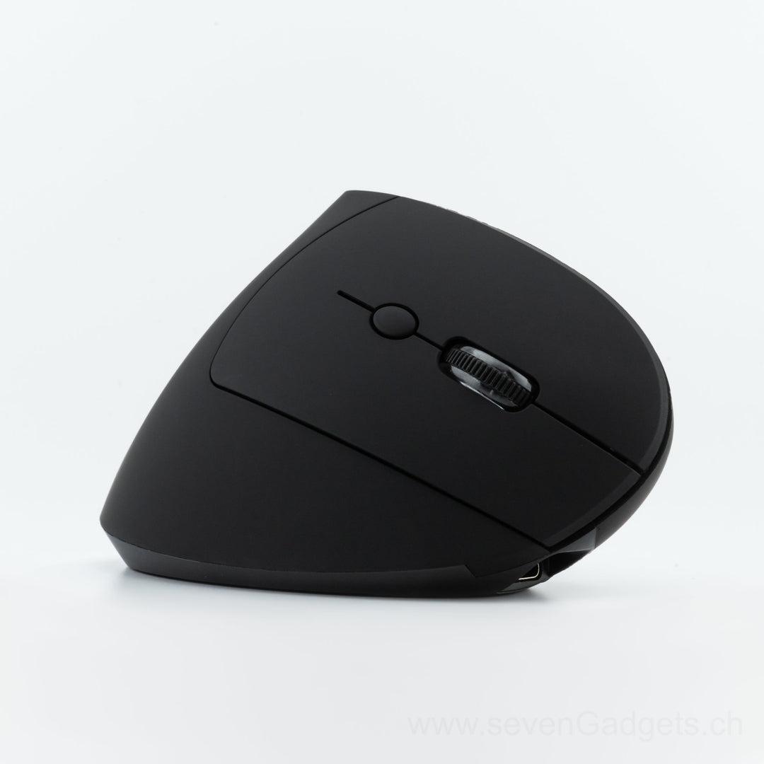 Ergonomische leise kabellose PC Maus für natürliche Handhaltung