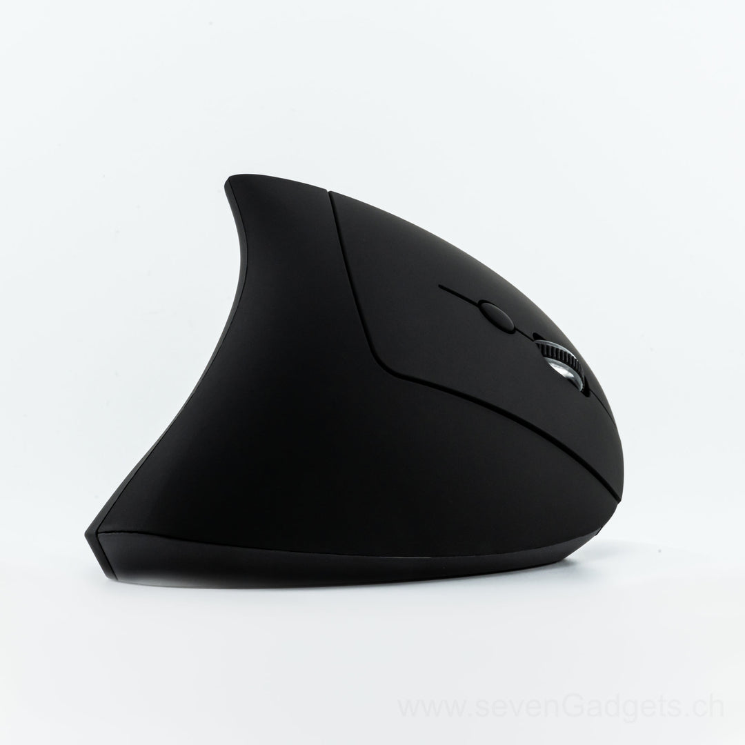 Ergonomische leise kabellose PC Maus für natürliche Handhaltung