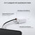 3-in-1 Schnellladegerät mit ausziehbarem USB-C Kabel
