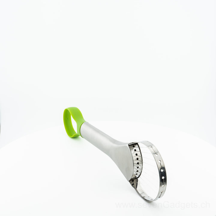 2-in-1 Avocado Edelstahl Messerschneider
