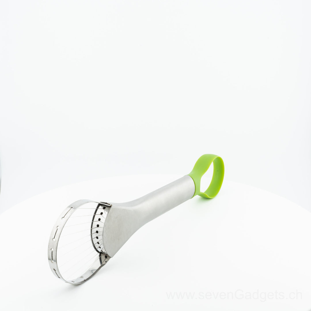 2-in-1 Avocado Edelstahl Messerschneider