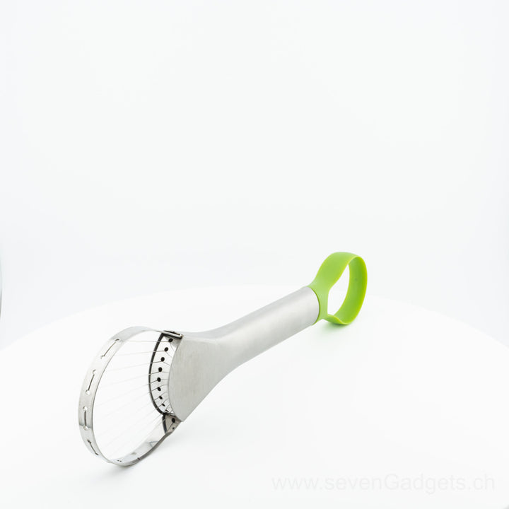 2-in-1 Avocado Edelstahl Messerschneider
