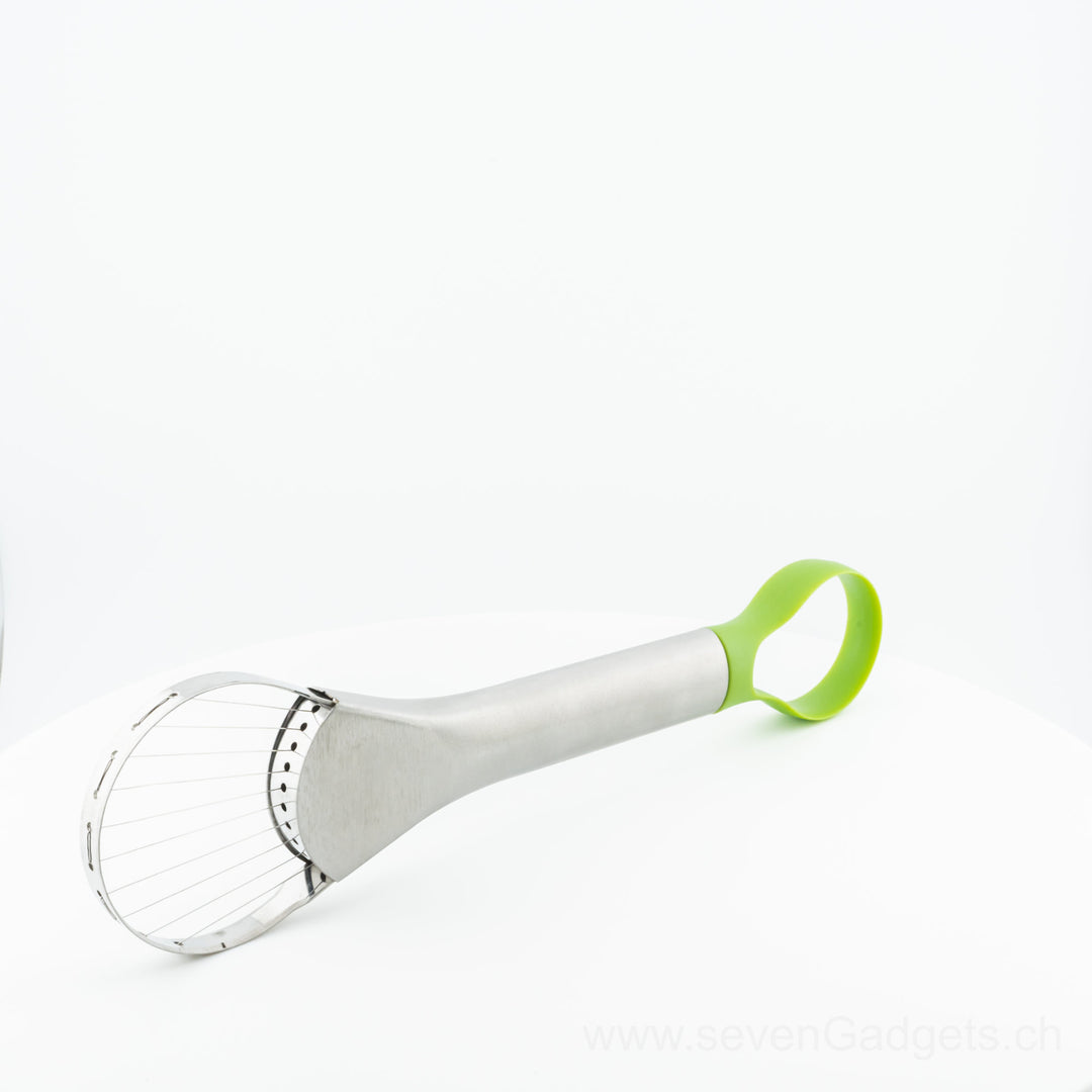 2-in-1 Avocado Edelstahl Messerschneider