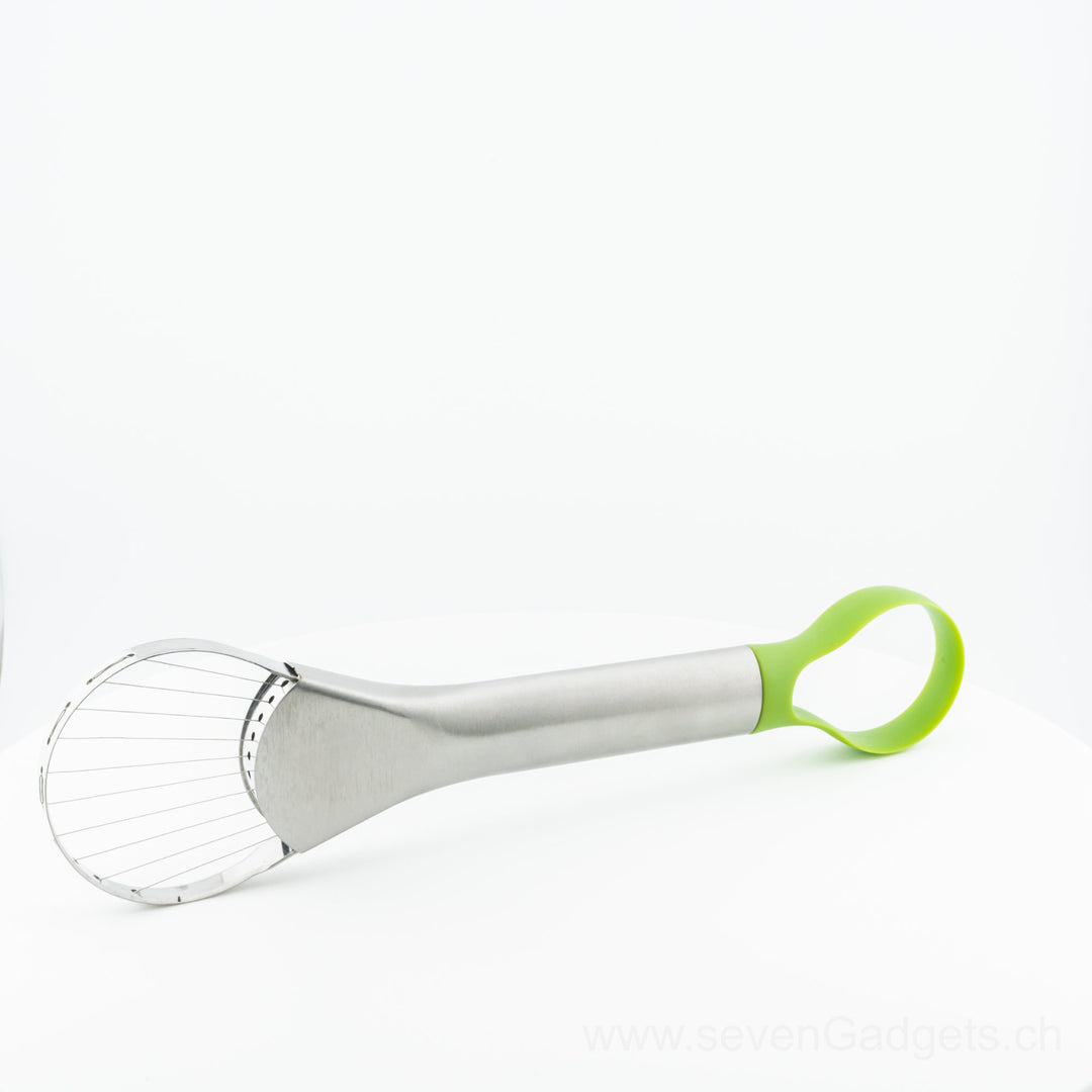 2-in-1 Avocado Edelstahl Messerschneider
