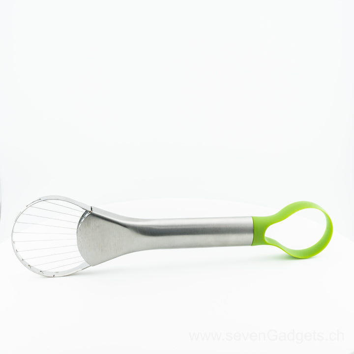 2-in-1 Avocado Edelstahl Messerschneider
