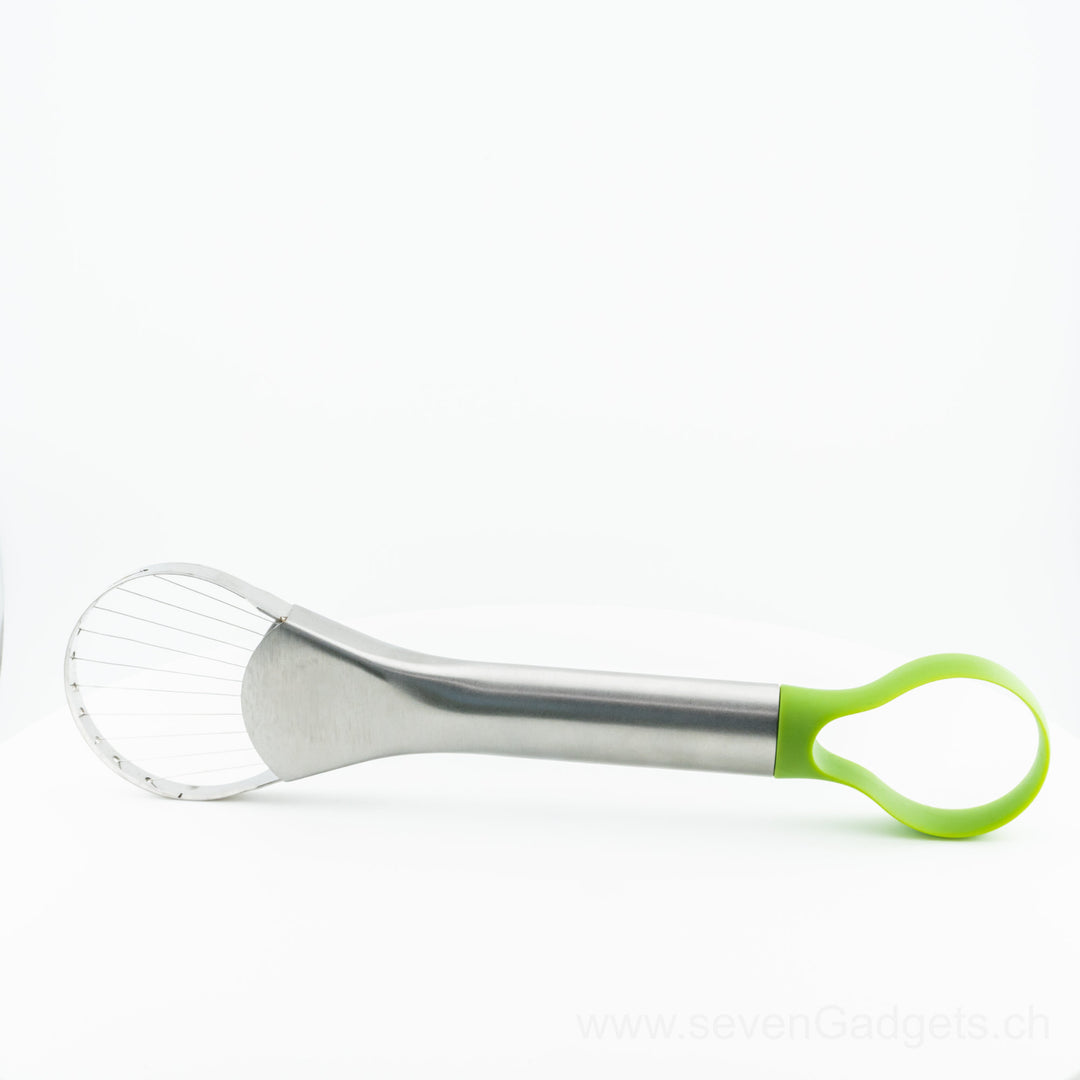 2-in-1 Avocado Edelstahl Messerschneider