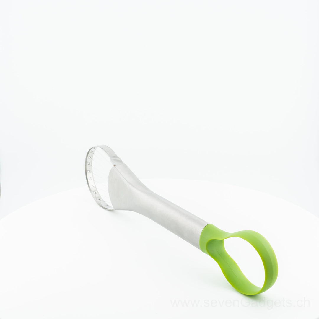 2-in-1 Avocado Edelstahl Messerschneider