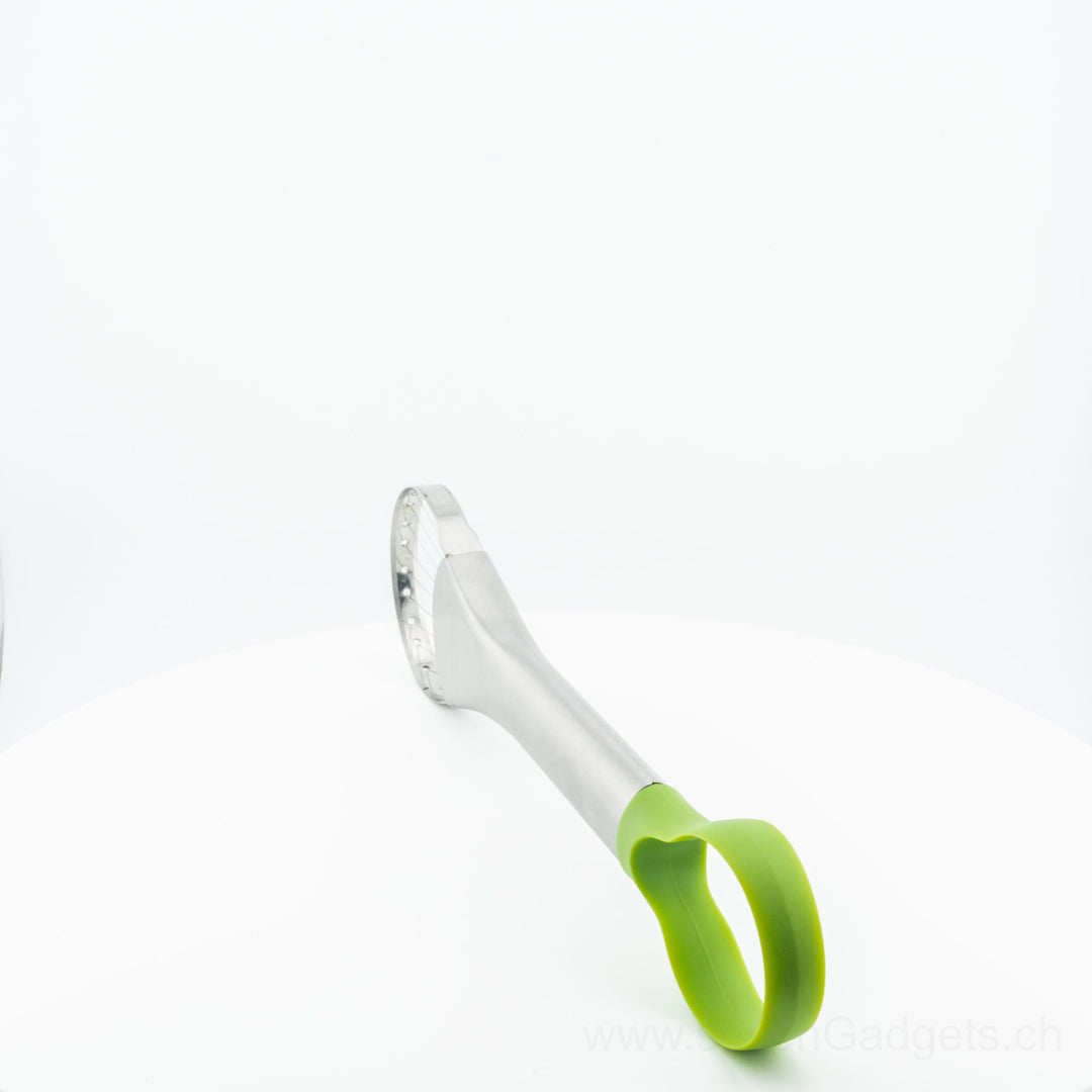 2-in-1 Avocado Edelstahl Messerschneider