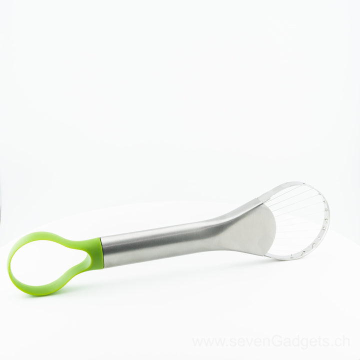 2-in-1 Avocado Edelstahl Messerschneider