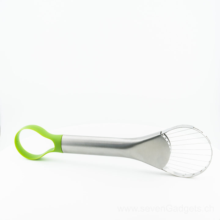 2-in-1 Avocado Edelstahl Messerschneider