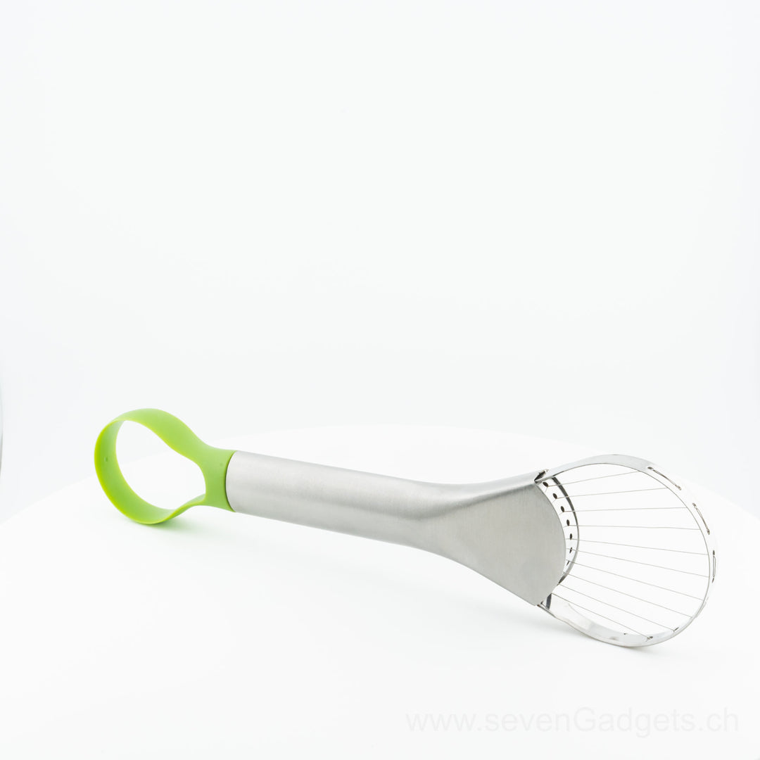 2-in-1 Avocado Edelstahl Messerschneider