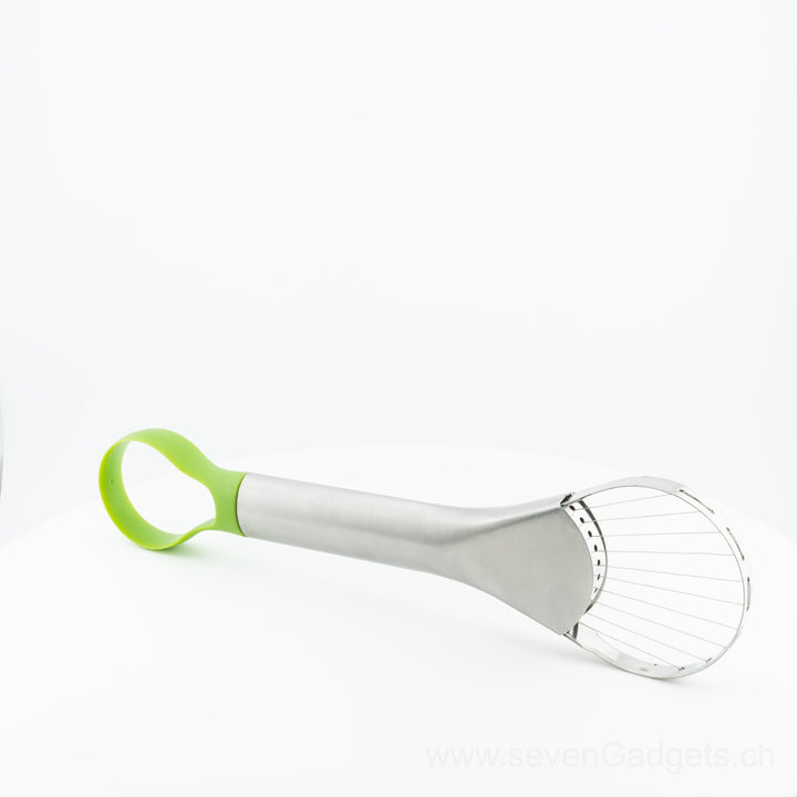 2-in-1 Avocado Edelstahl Messerschneider