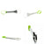 2-in-1 Avocado Edelstahl Messerschneider
