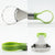 2-in-1 Avocado Edelstahl Messerschneider