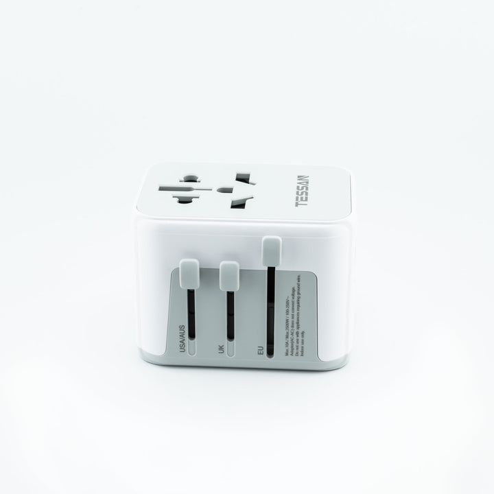 6-in-1 Universal Reiseadapter von TESSAN mit USB &amp; USB-C