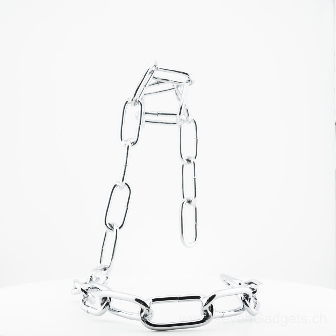 Schwebender Weinflaschenhalter (Kette)