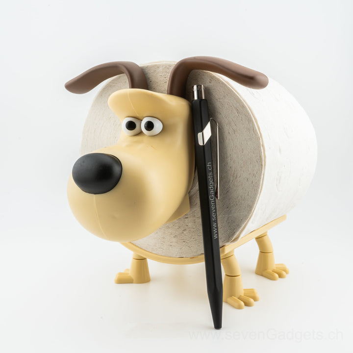 WC Rollenhalter Hund als kreative Bad Deko (2 Stück)