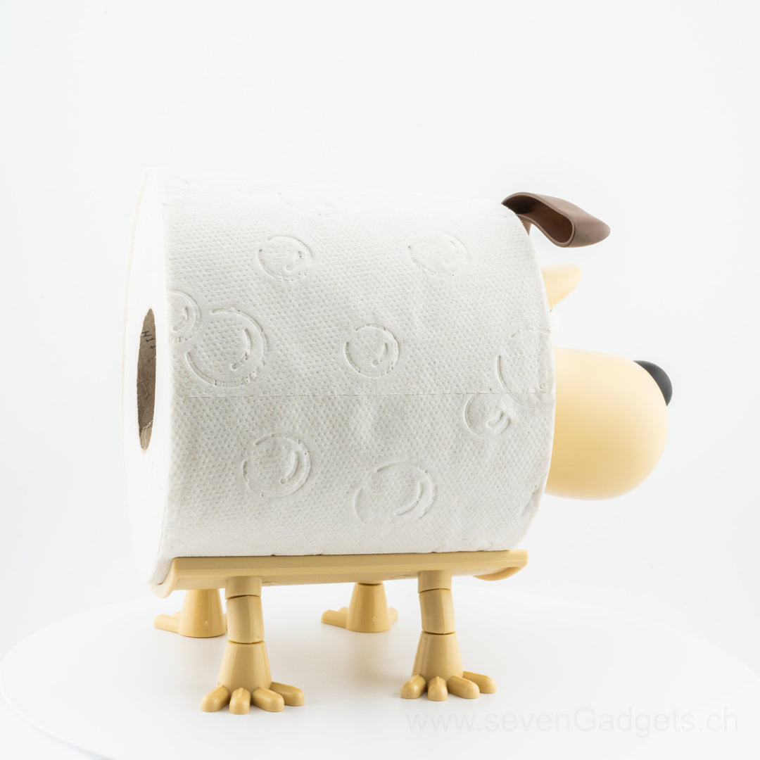 WC Rollenhalter Hund als kreative Bad Deko (2 Stück)