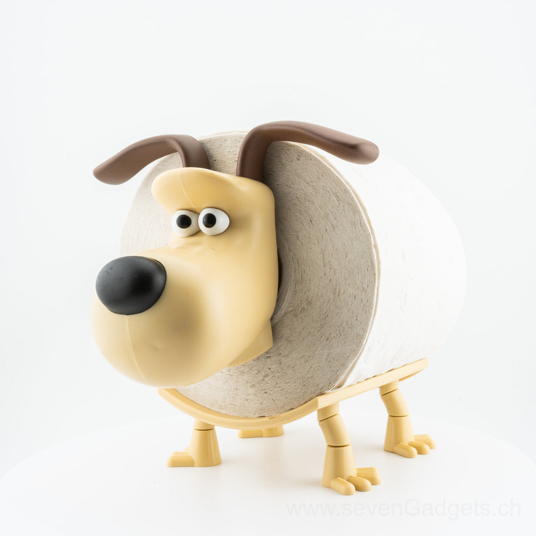 WC Rollenhalter Hund als kreative Bad Deko (2 Stück)