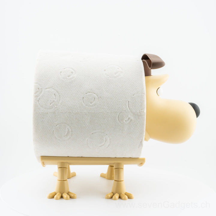 WC Rollenhalter Hund als kreative Bad Deko (2 Stück)