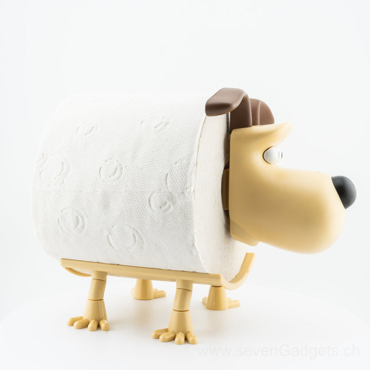 WC Rollenhalter Hund als kreative Bad Deko (2 Stück)
