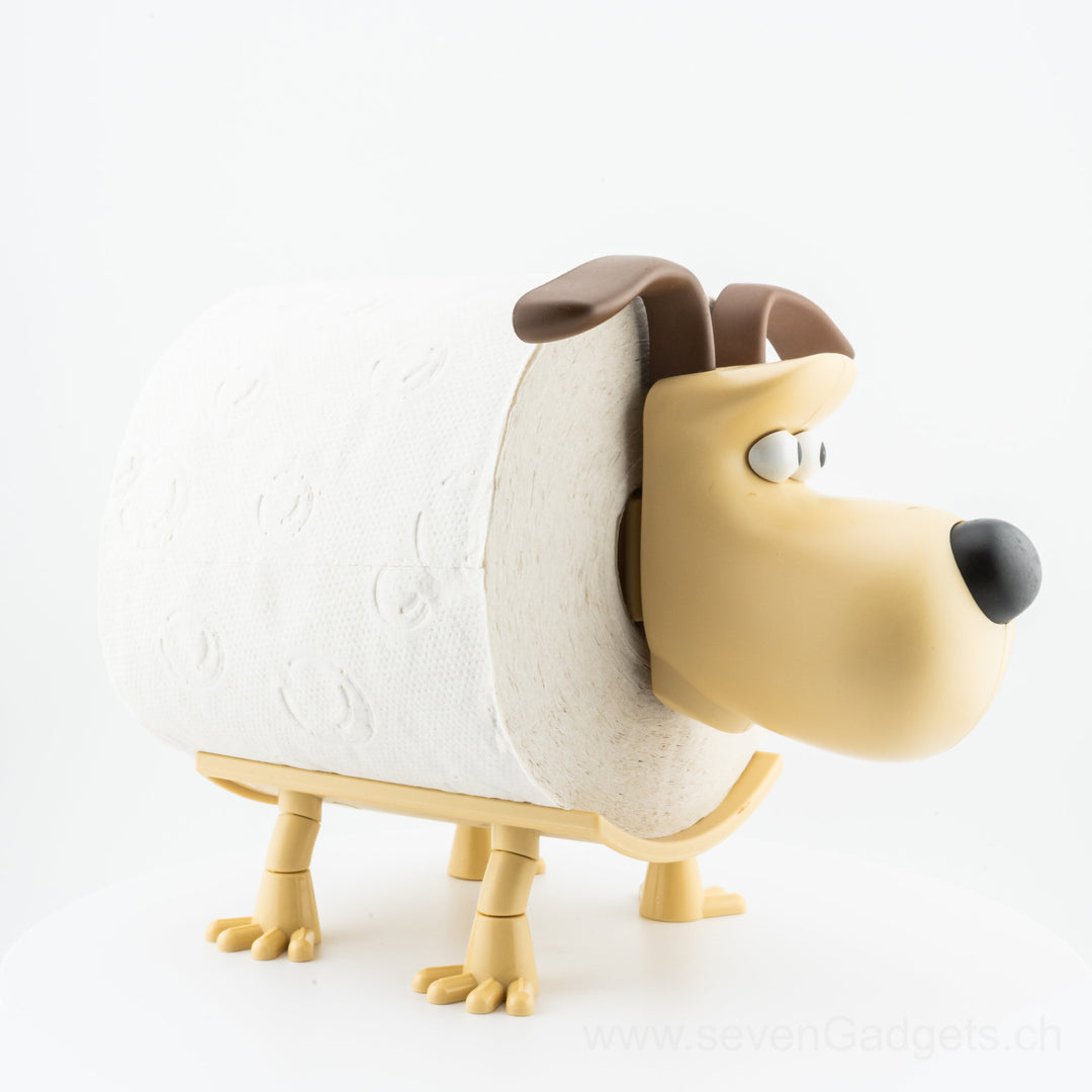 WC Rollenhalter Hund als kreative Bad Deko (2 Stück)