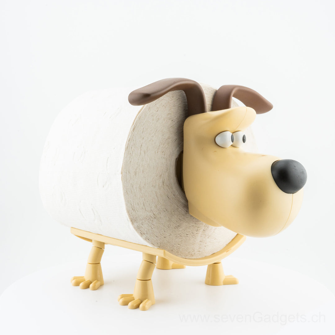 WC Rollenhalter Hund als kreative Bad Deko (2 Stück)