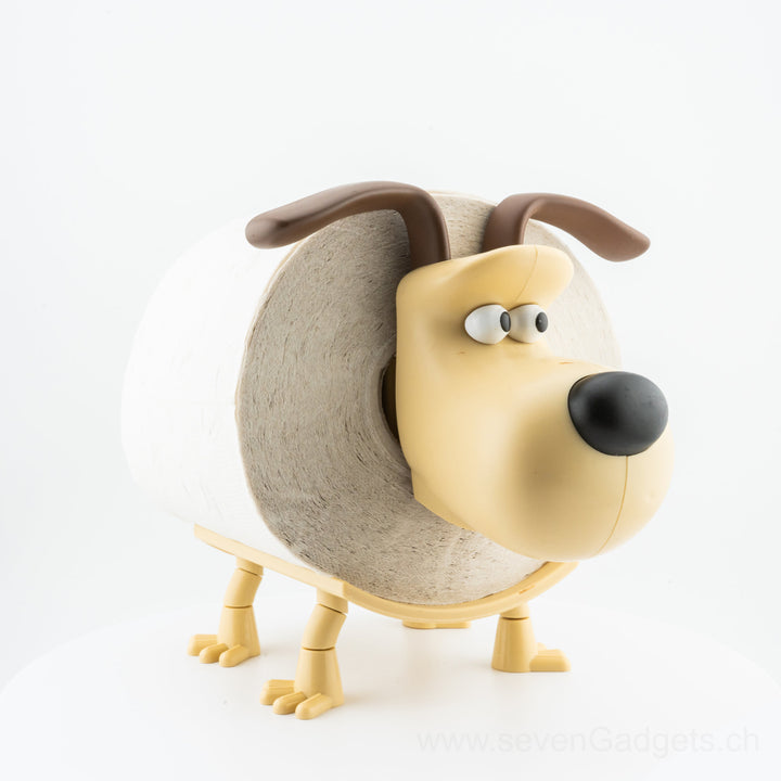 WC Rollenhalter Hund als kreative Bad Deko (2 Stück)