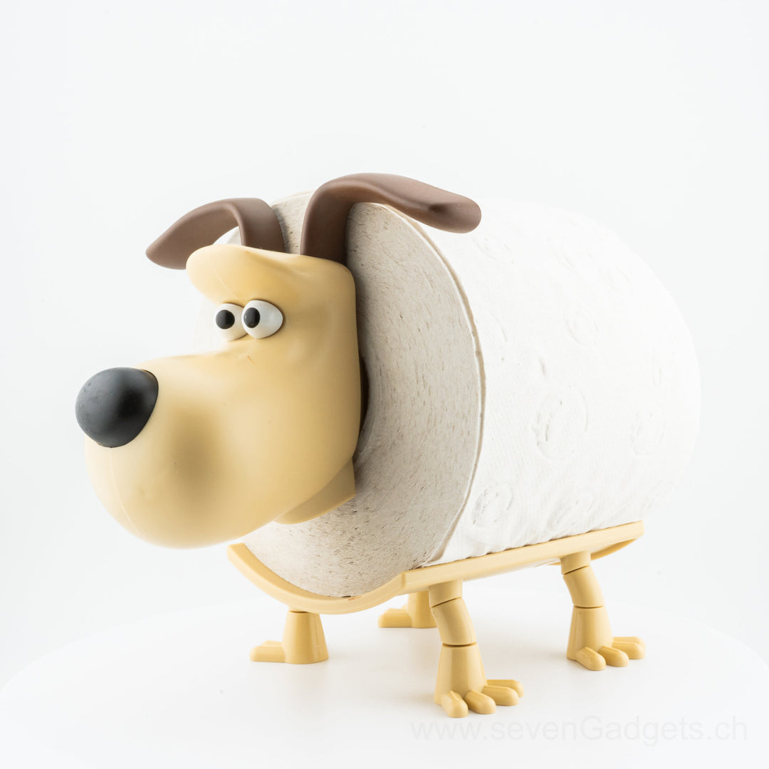 WC Rollenhalter Hund als kreative Bad Deko (2 Stück)