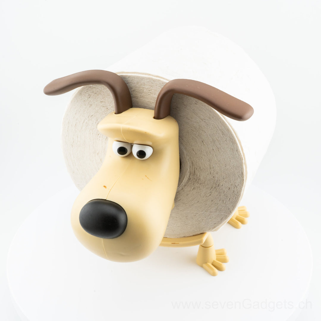 WC Rollenhalter Hund als kreative Bad Deko (2 Stück)