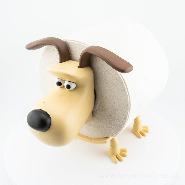WC Rollenhalter Hund als kreative Bad Deko (2 Stück)