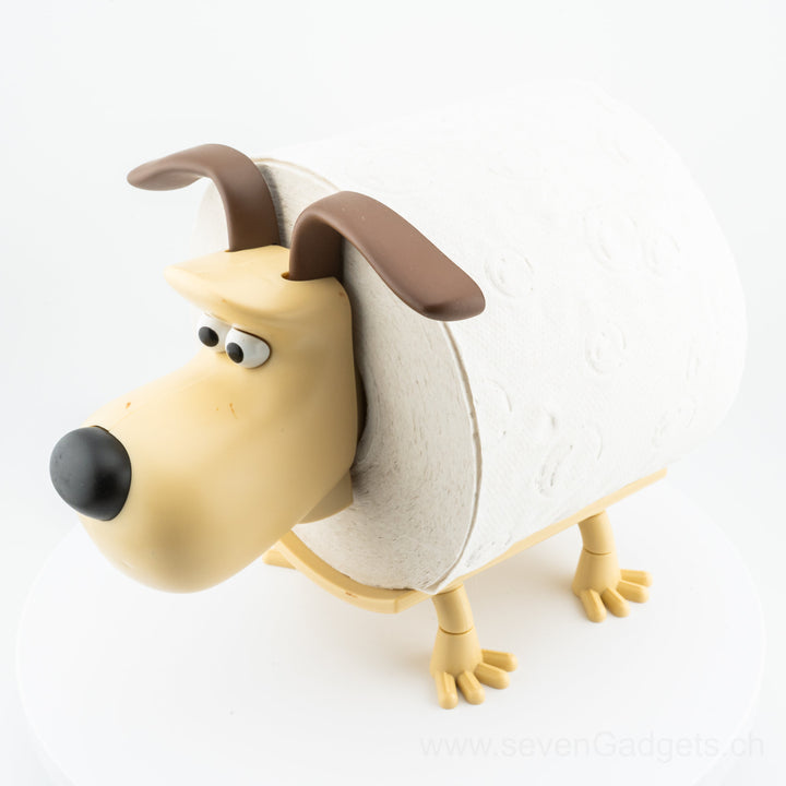 WC Rollenhalter Hund als kreative Bad Deko (2 Stück)