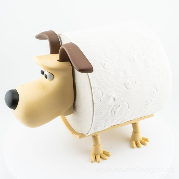 WC Rollenhalter Hund als kreative Bad Deko (2 Stück)