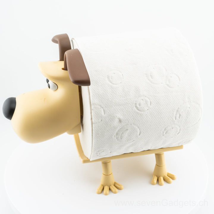 WC Rollenhalter Hund als kreative Bad Deko (2 Stück)