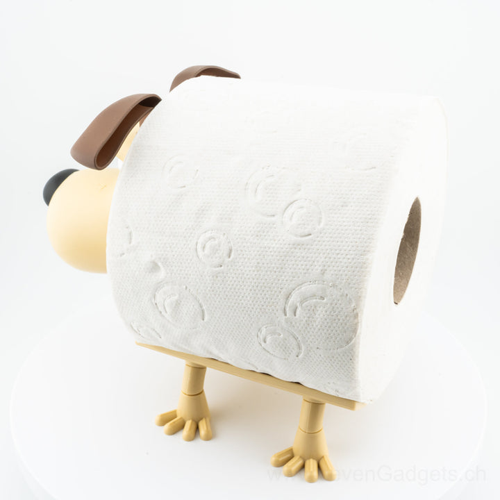 WC Rollenhalter Hund als kreative Bad Deko (2 Stück)