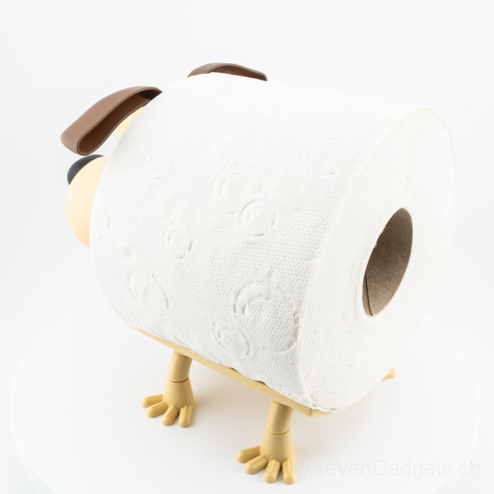 WC Rollenhalter Hund als kreative Bad Deko (2 Stück)