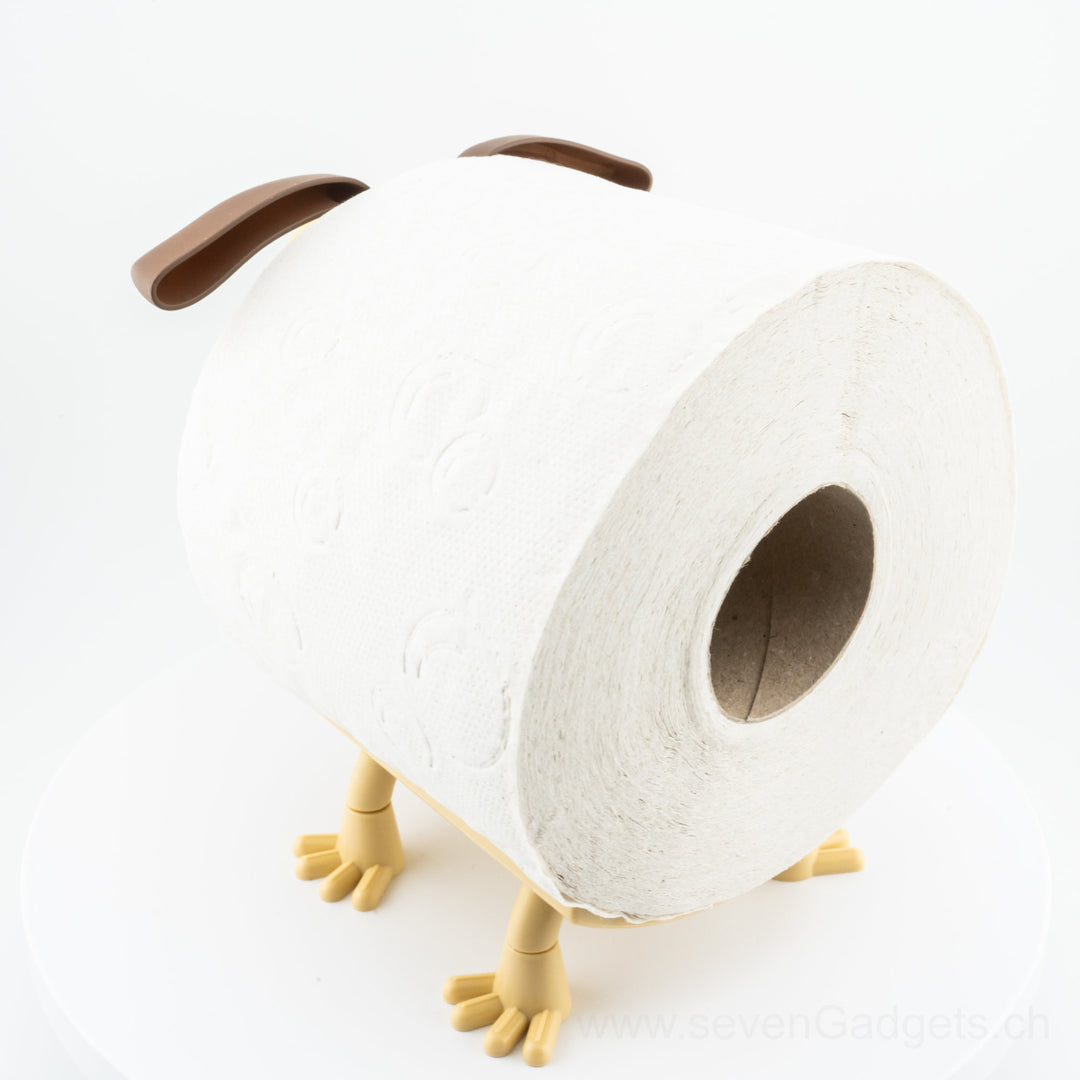 WC Rollenhalter Hund als kreative Bad Deko (2 Stück)