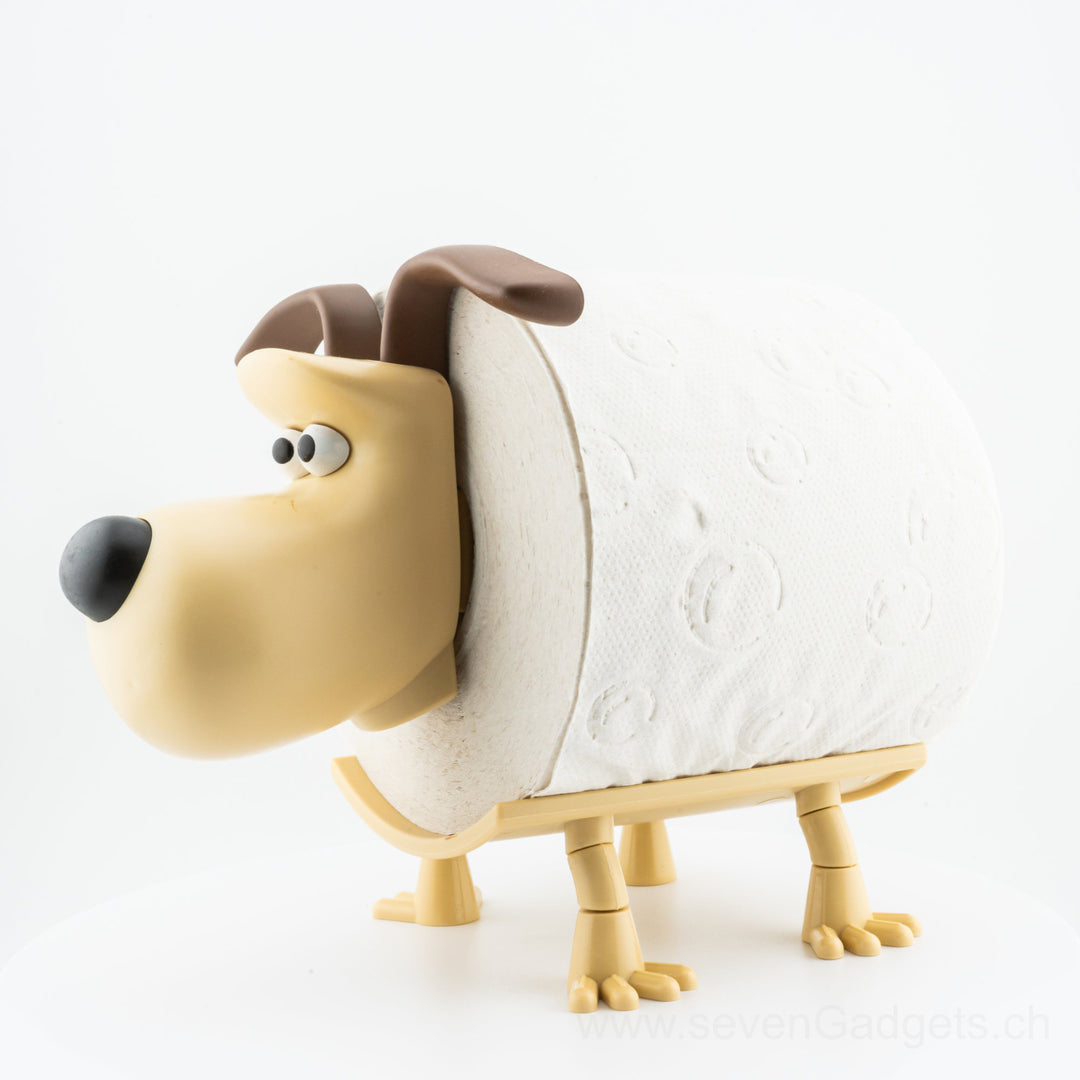 WC Rollenhalter Hund als kreative Bad Deko (2 Stück)