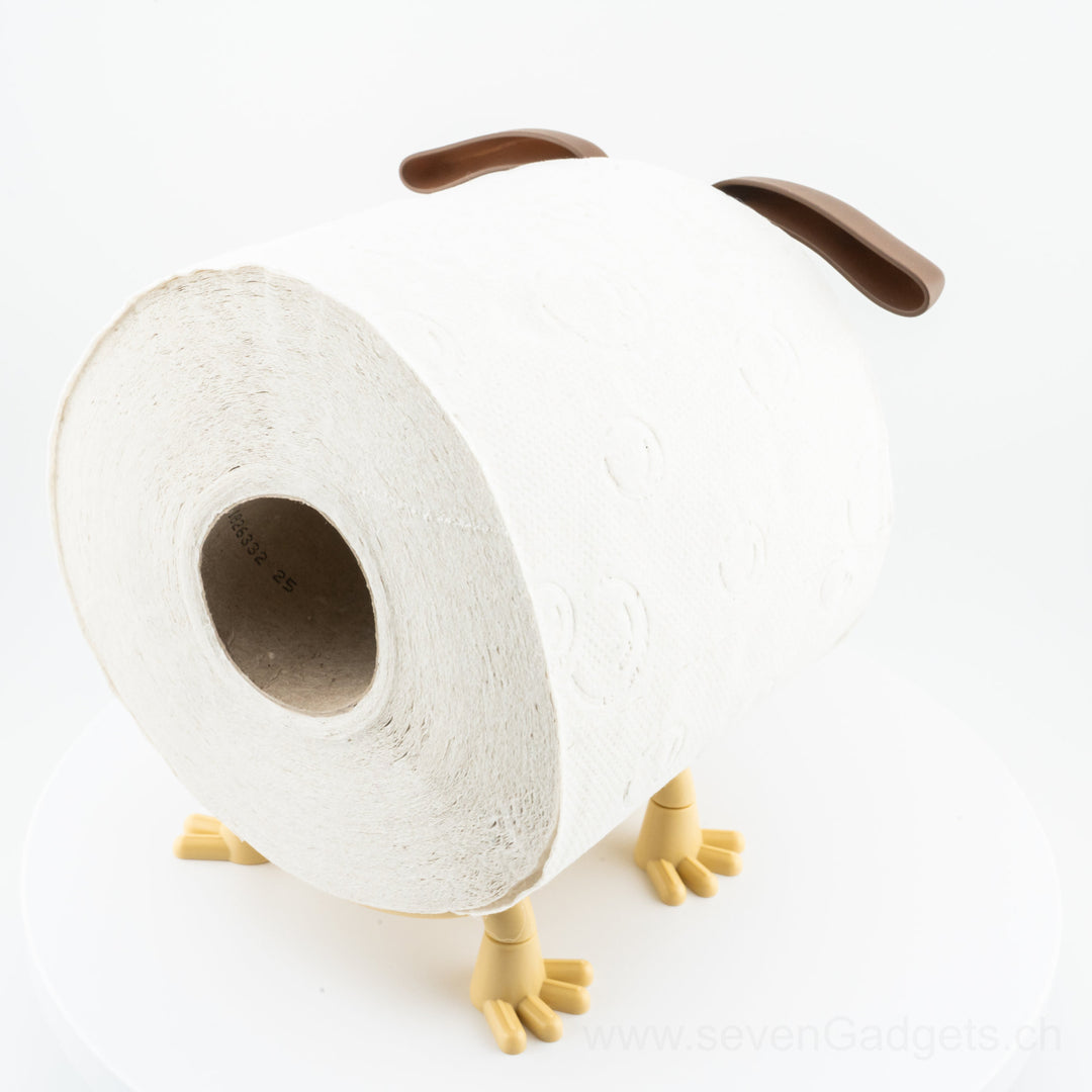 WC Rollenhalter Hund als kreative Bad Deko (2 Stück)